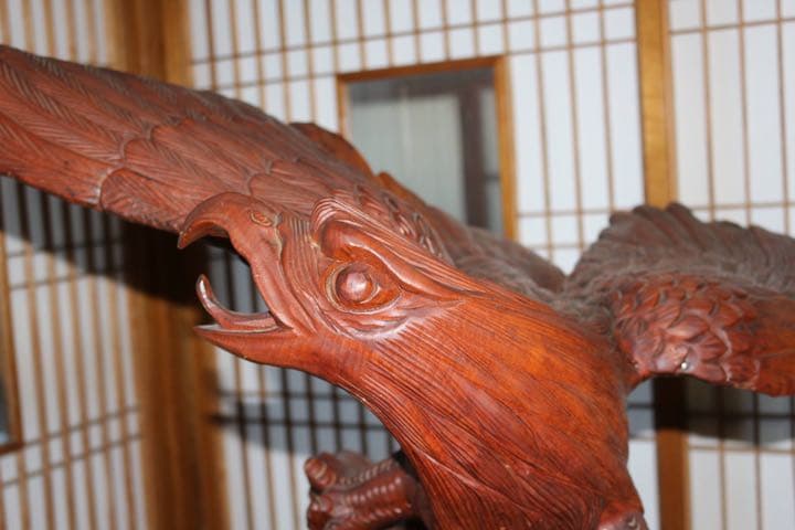 木彫り 鷲