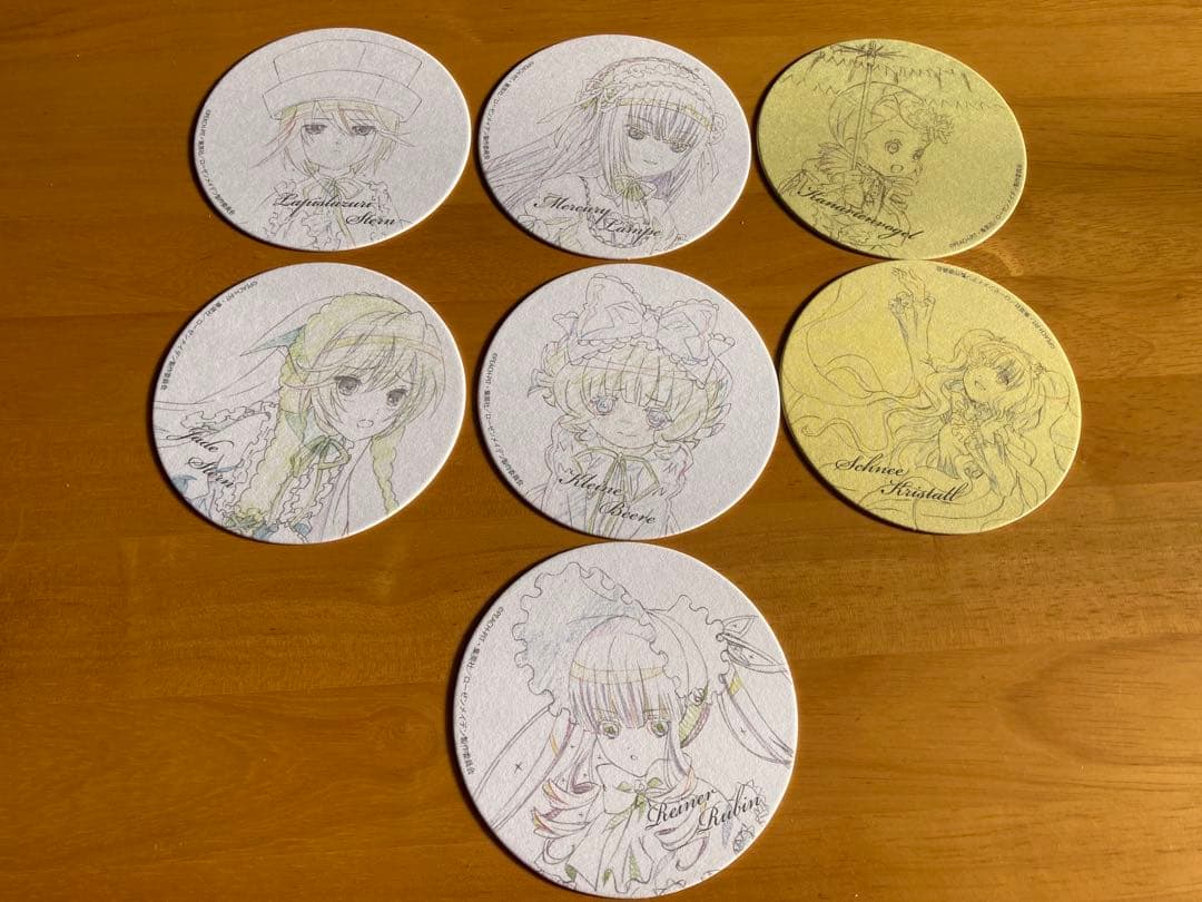 大**様 ローゼンメイデン　コースター/ポストカード/缶バッジ