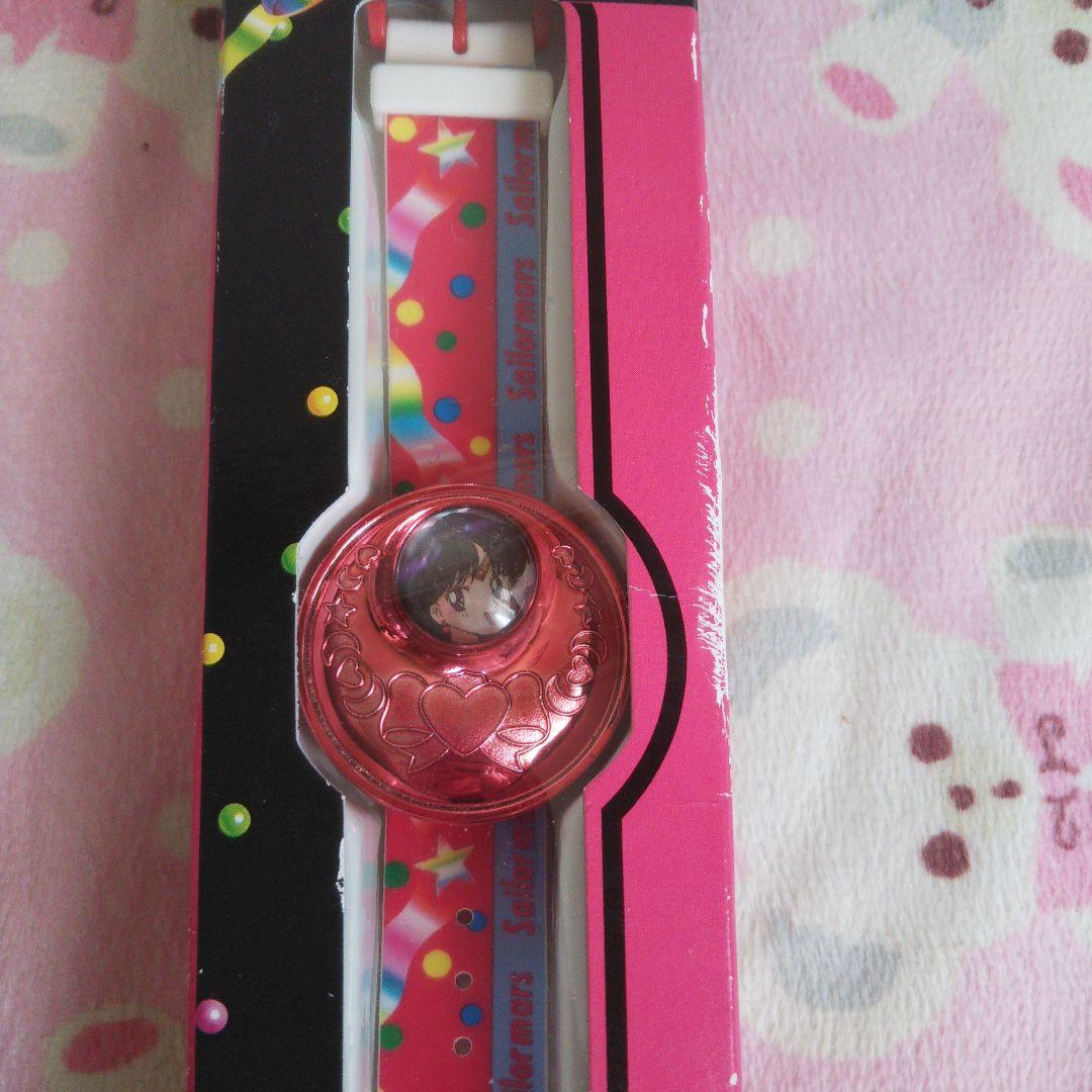 未使用美品セーラームーンキャラモーメント腕時計当時品平成レトロ魔女っ子玩具マーズ