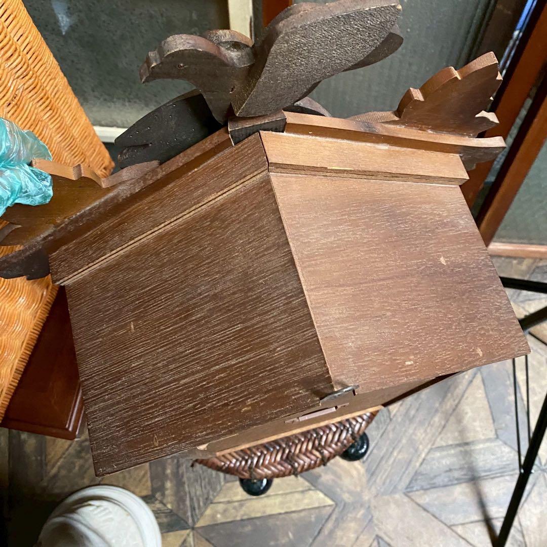 鳩時計 昭和レトロ インテリア 当時物ジャンク品