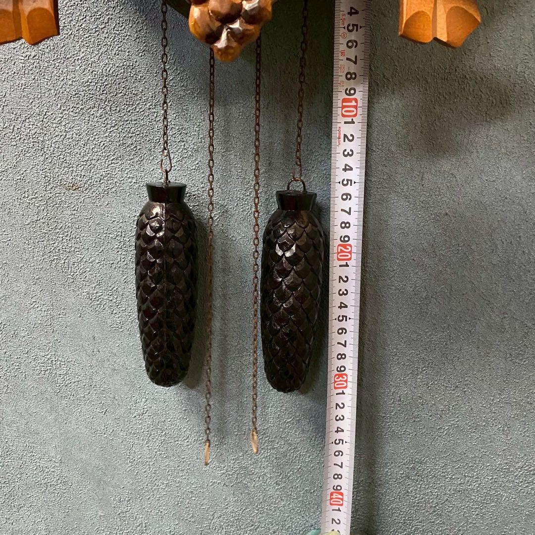 鳩時計 昭和レトロ インテリア 当時物ジャンク品