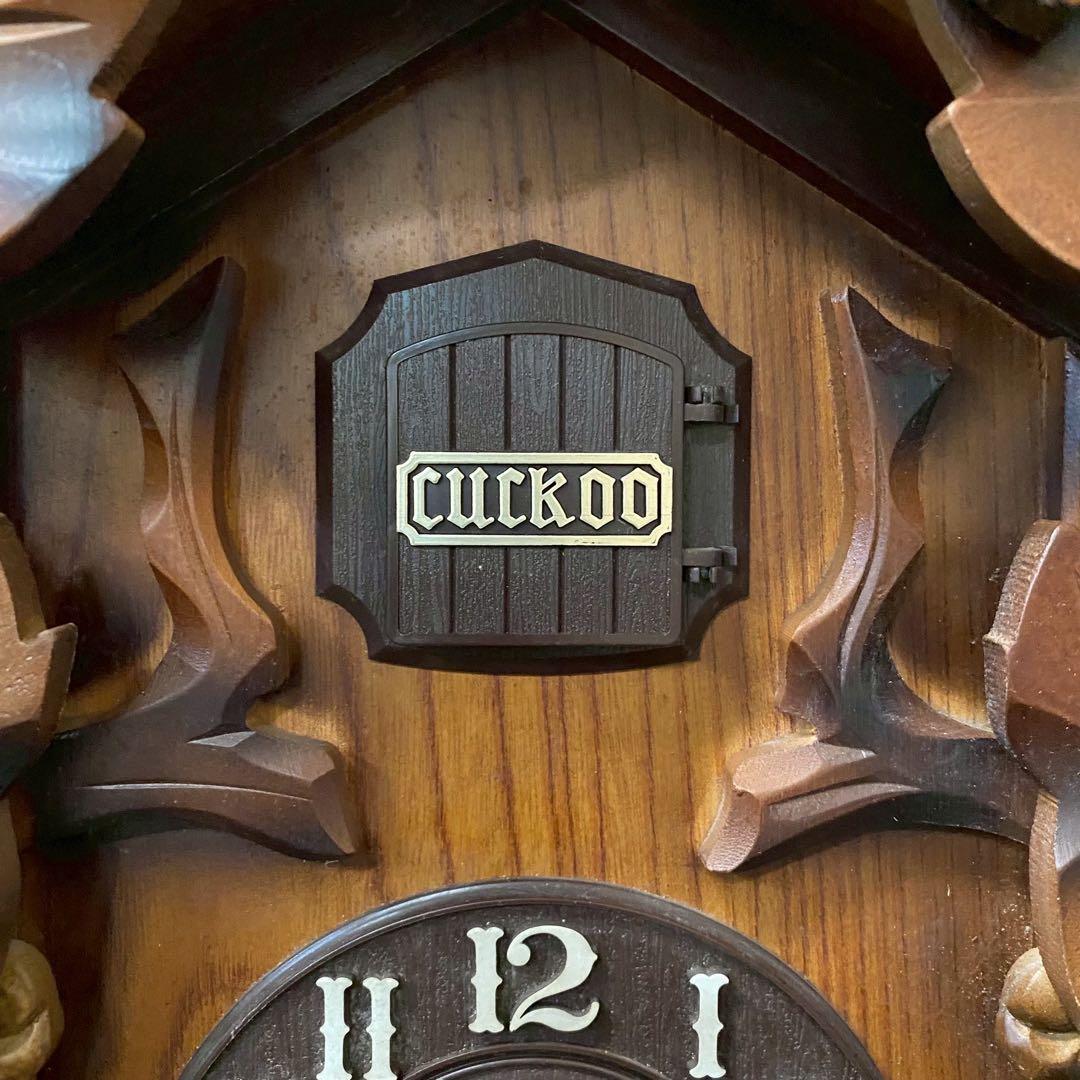鳩時計 昭和レトロ インテリア 当時物ジャンク品