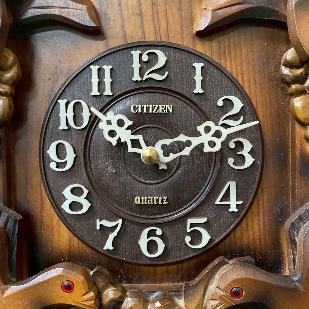 鳩時計 昭和レトロ インテリア 当時物ジャンク品