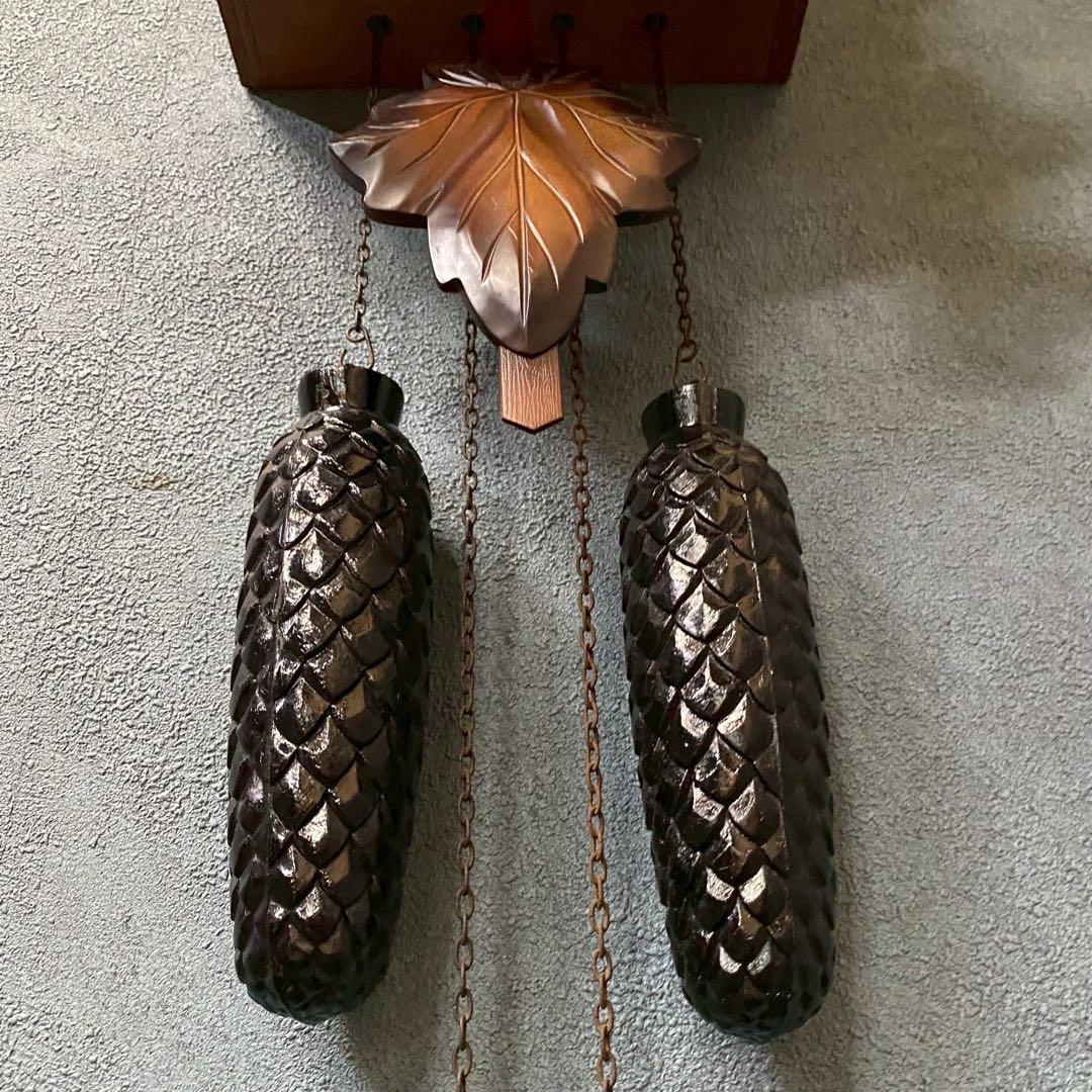 鳩時計 昭和レトロ インテリア 当時物ジャンク品