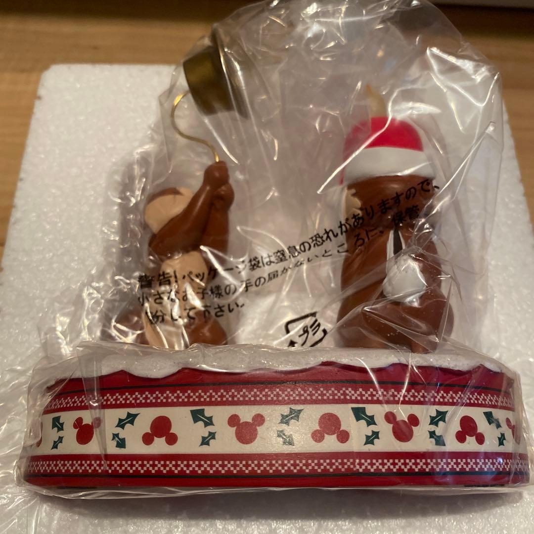 塗りチェック済み☆チップ＆デール☆LEDライト☆DISNEY CHRISTMAS