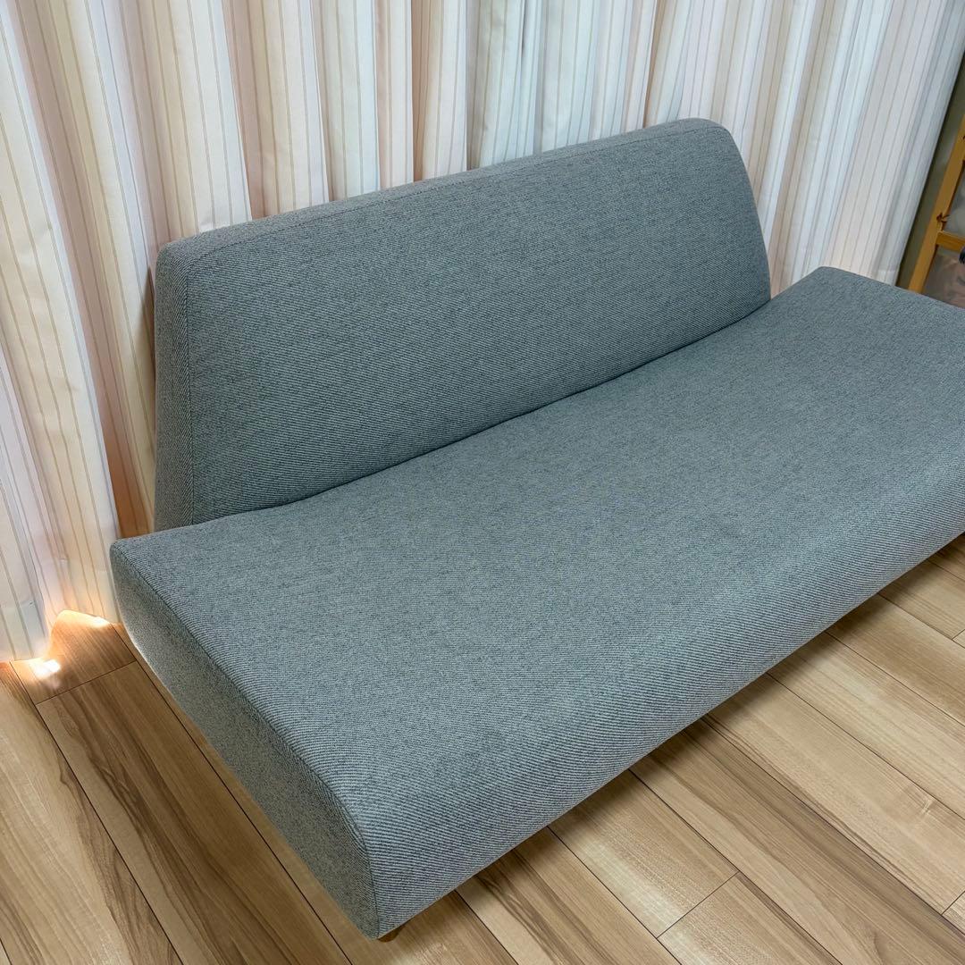 無印　無印良品　IDEE ２人掛けソファー　グレー