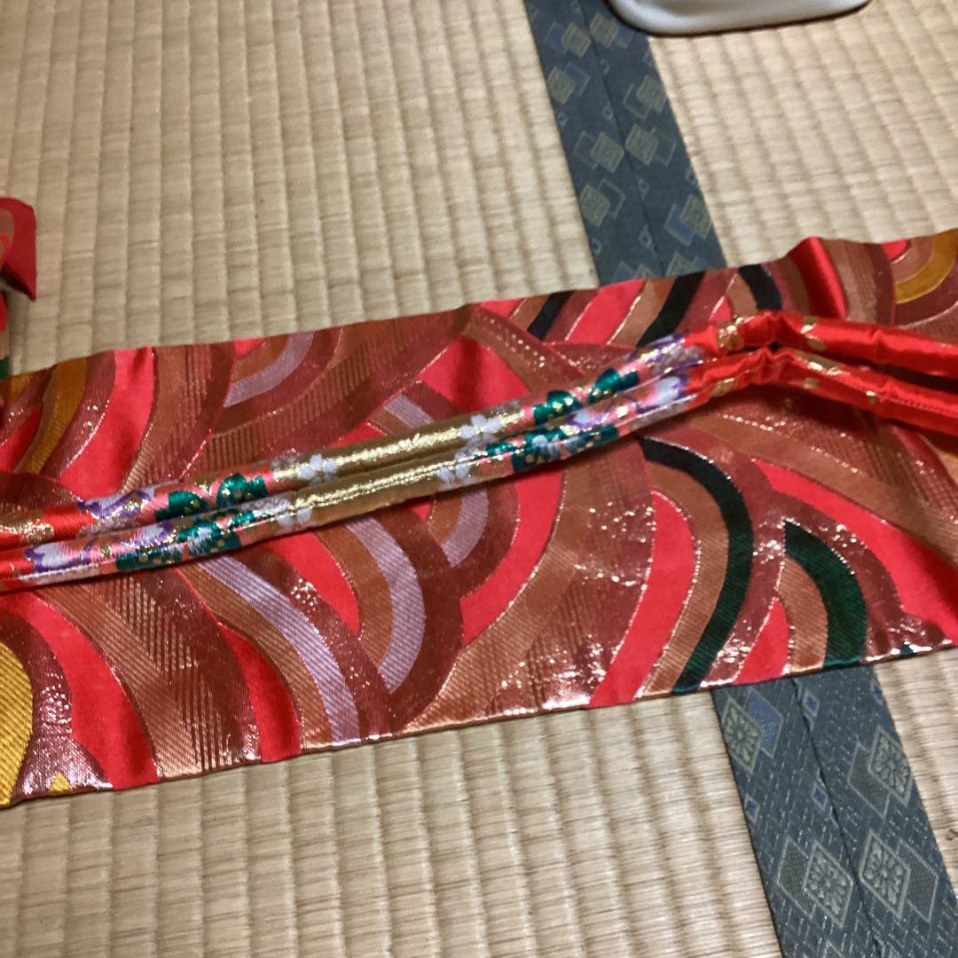 お値下げします。七五三七歳用フルセット　帯幅18センチ　草履21センチ