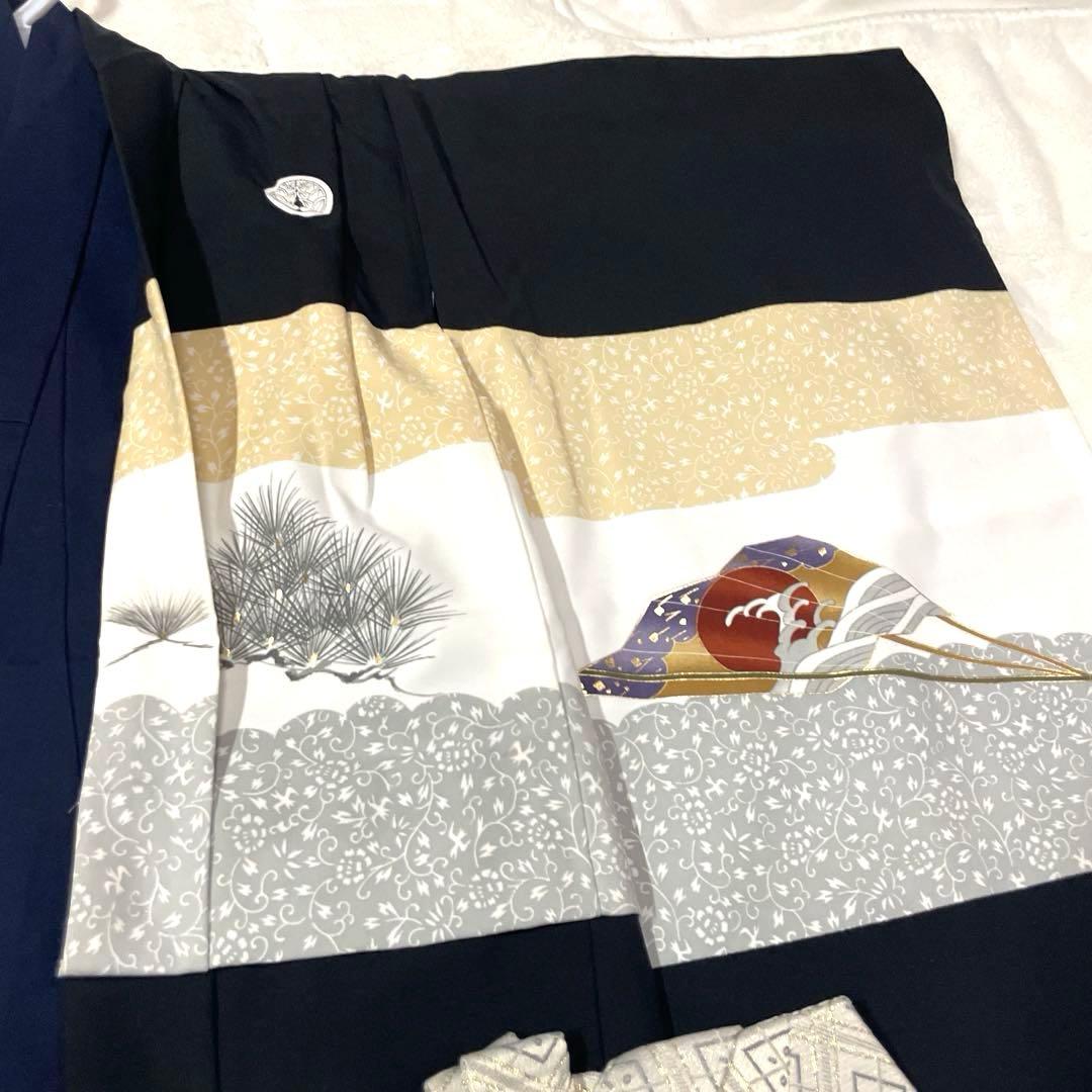 羽織袴　5歳男児　セット　着物　羽織　袴　懐剣　フルセット