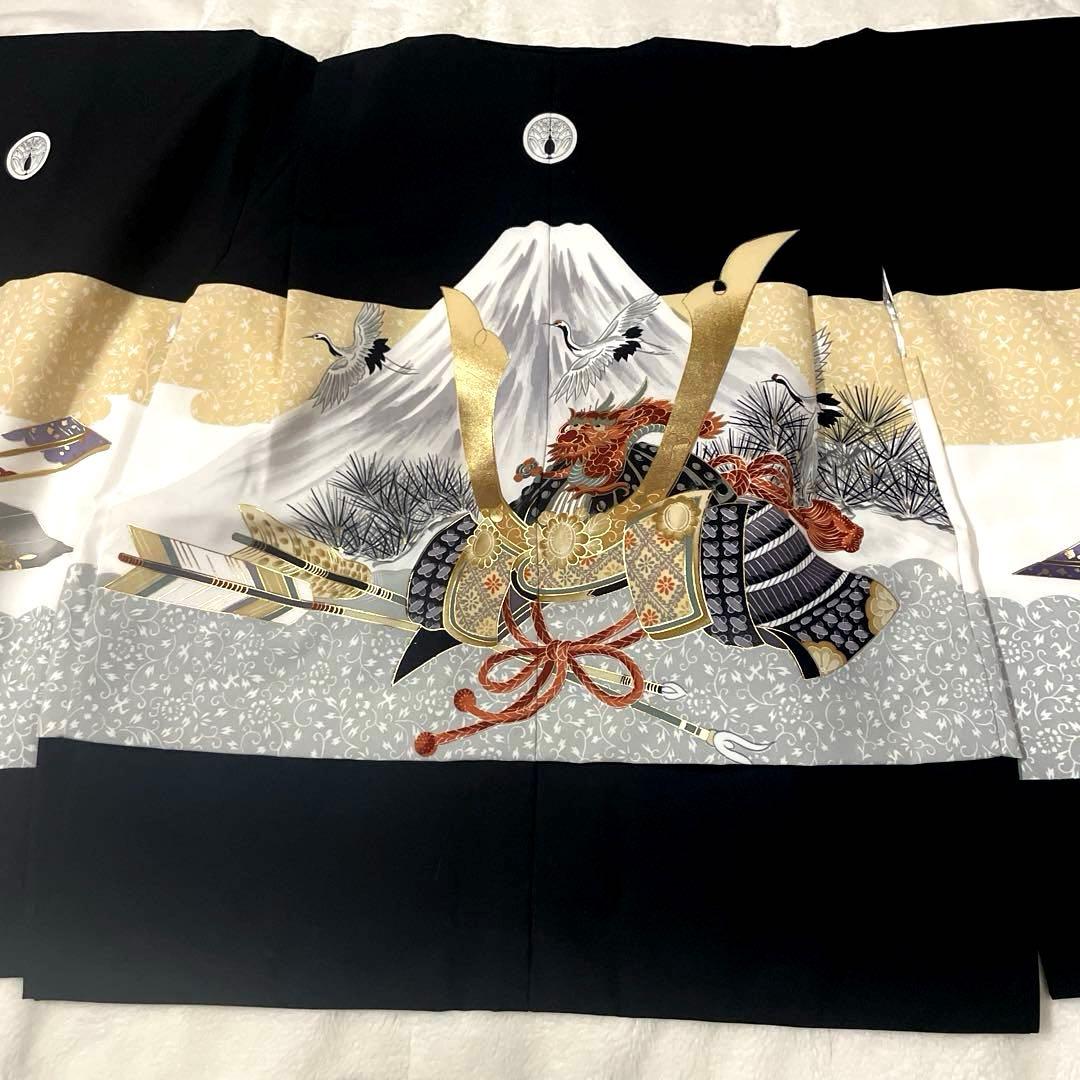 羽織袴　5歳男児　セット　着物　羽織　袴　懐剣　フルセット
