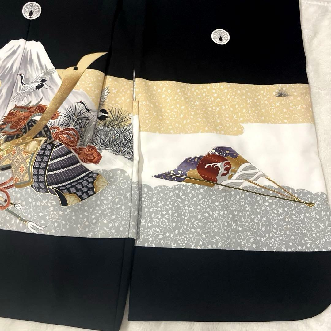 羽織袴　5歳男児　セット　着物　羽織　袴　懐剣　フルセット