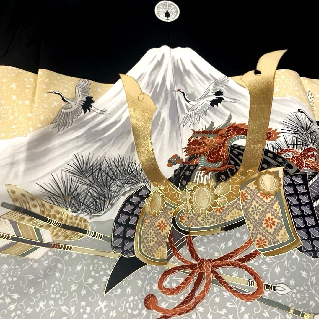 羽織袴　5歳男児　セット　着物　羽織　袴　懐剣　フルセット