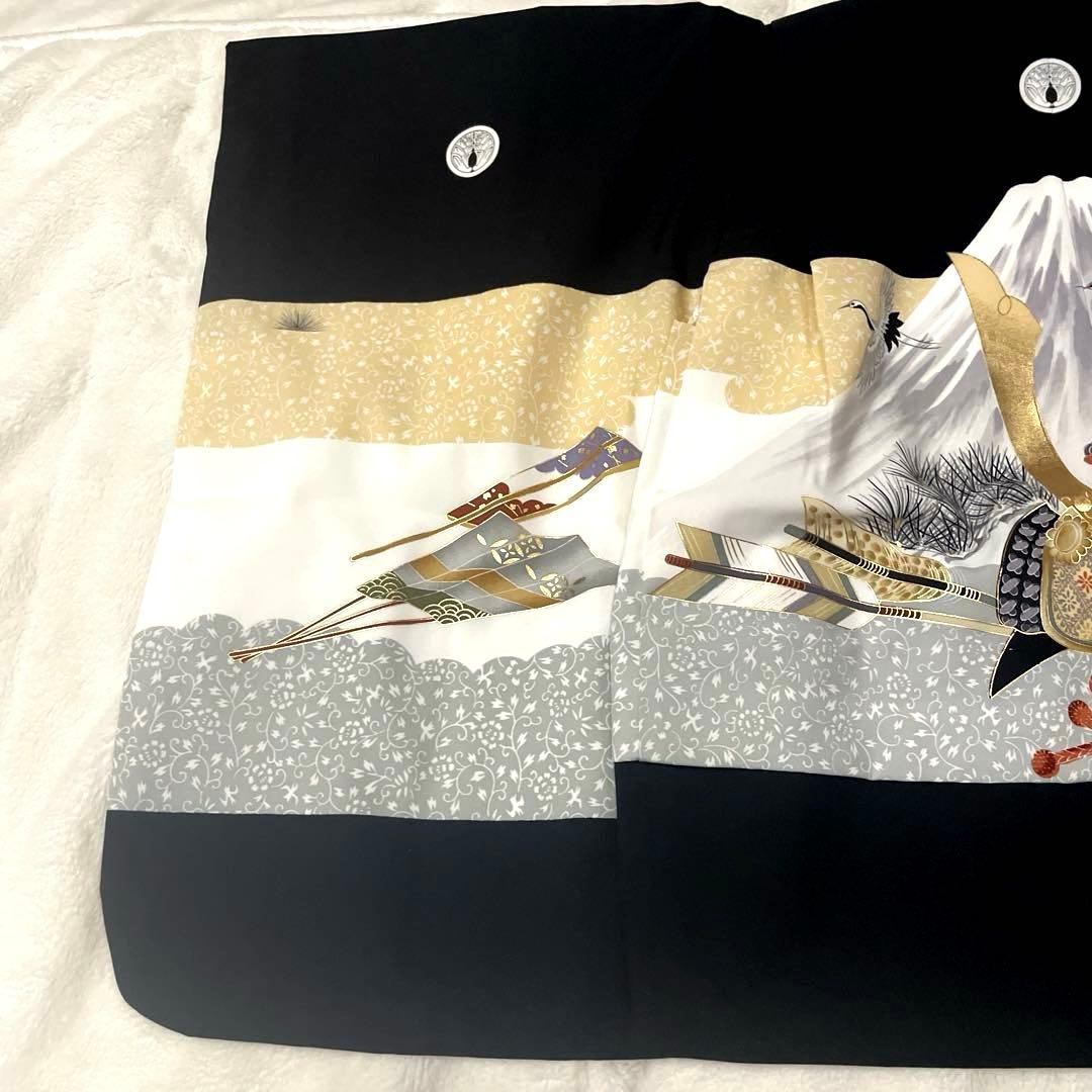 羽織袴　5歳男児　セット　着物　羽織　袴　懐剣　フルセット