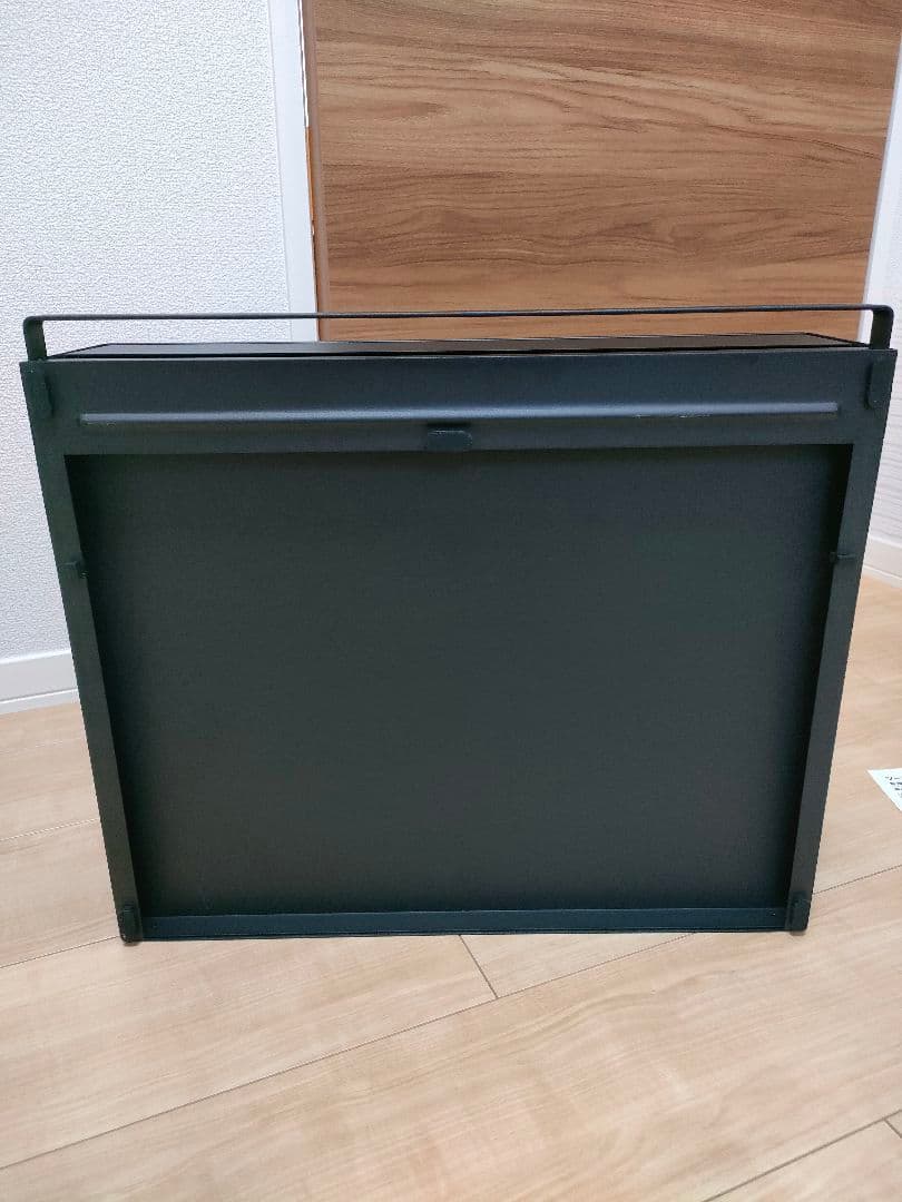 tower キッチン家電下引き出し&スライドテーブル 幅45cm山崎実業 黒