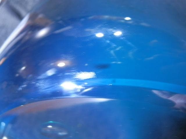 水指　エア玉封入　ガラス　馬先生