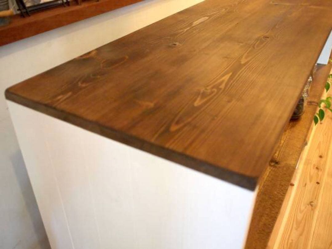 キッチンカウンター★対面式★ハンドメイド☆120cm★店舗用什器★オーダー可能