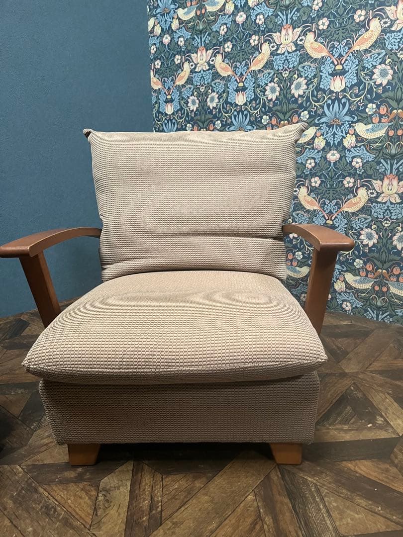 ハイバックチェアー ソファ シングル　インテリア 北欧