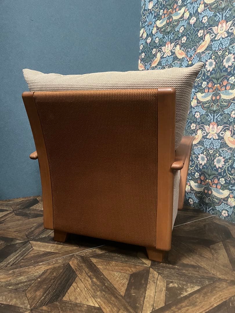 ハイバックチェアー ソファ シングル　インテリア 北欧