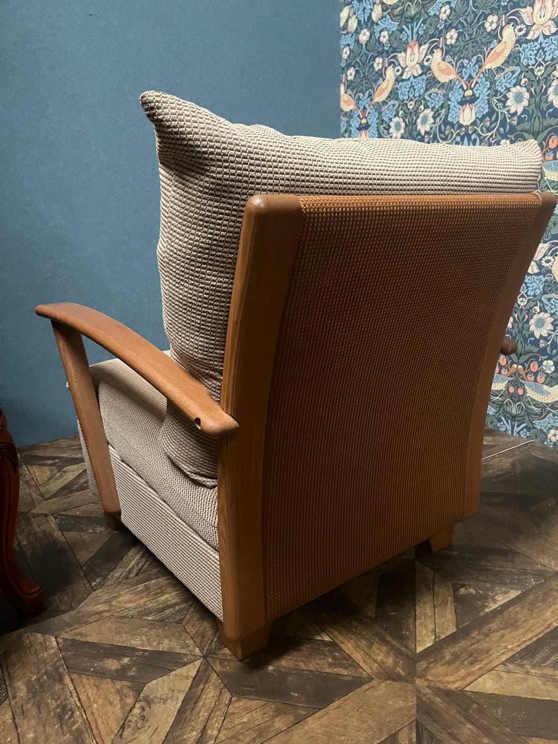 ハイバックチェアー ソファ シングル　インテリア 北欧