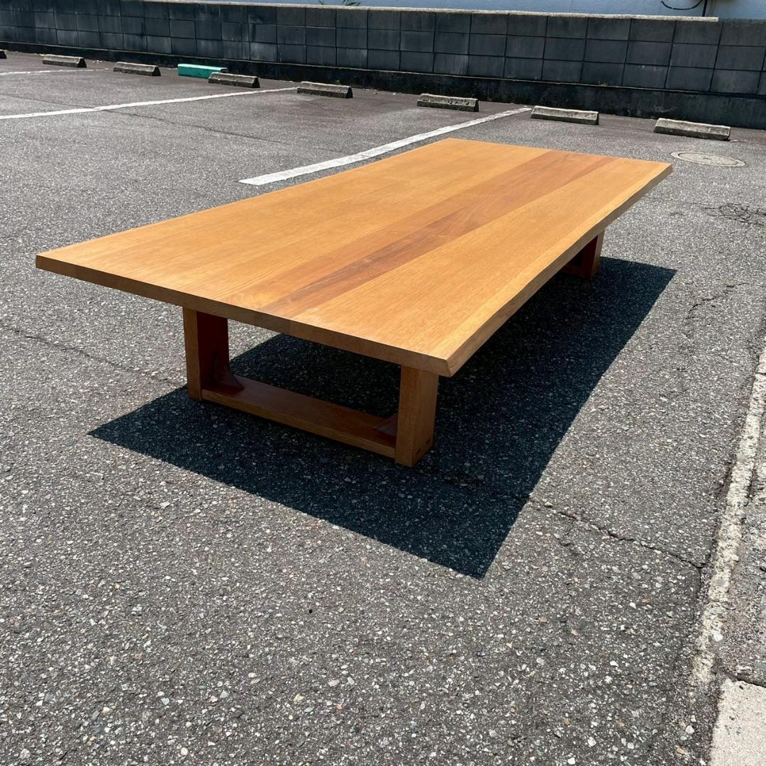 【飛騨家具】オーダー品 W2100×D900 ローテーブル 特注 Y1818