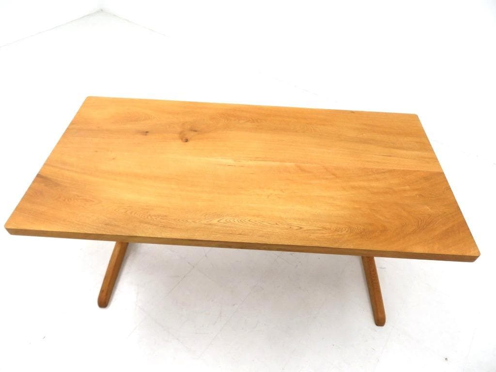 展示品　オーク材　無垢材　オイル仕上げ　デスク　書斎机　勉強机　北欧　高級