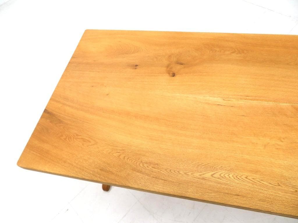 展示品　オーク材　無垢材　オイル仕上げ　デスク　書斎机　勉強机　北欧　高級