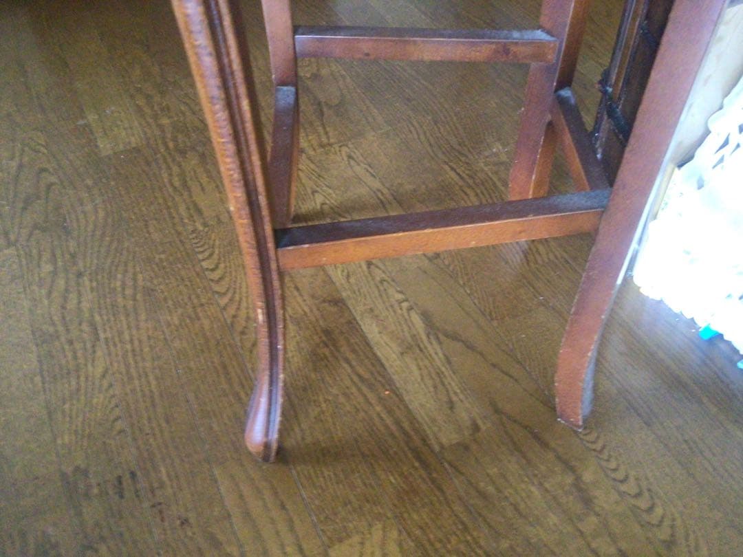 マホガニー アンティーク風 ハイチェア カウンターインテリア イタリア製