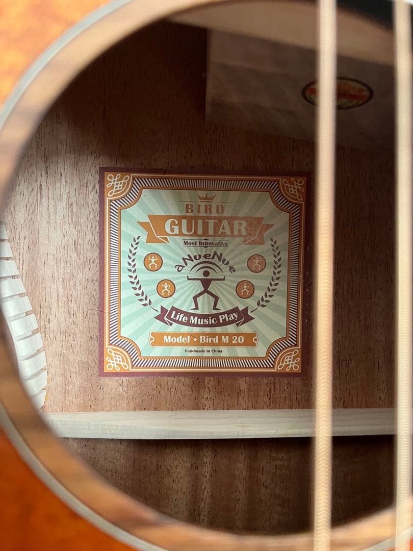 aNueNue M20 アコースティックギター マホガニー 6弦 ギターケース付
