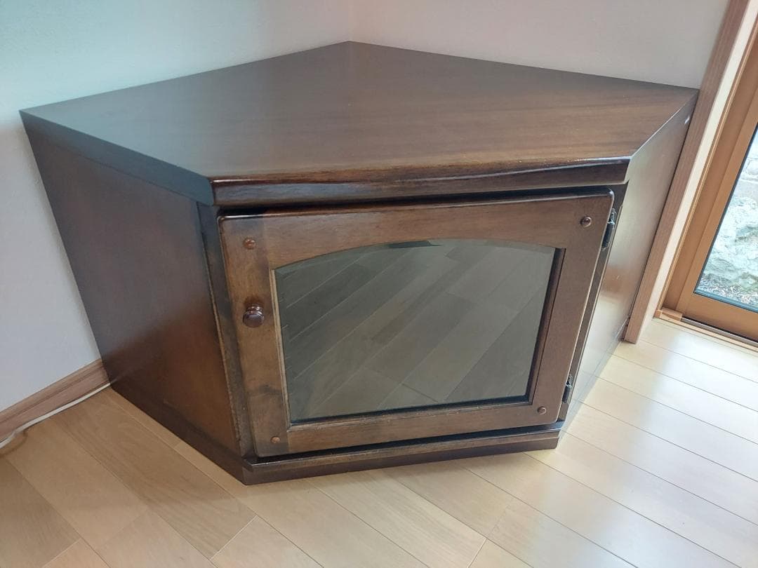 karimoku コーナーキャビネット ブラウン　テレビ台