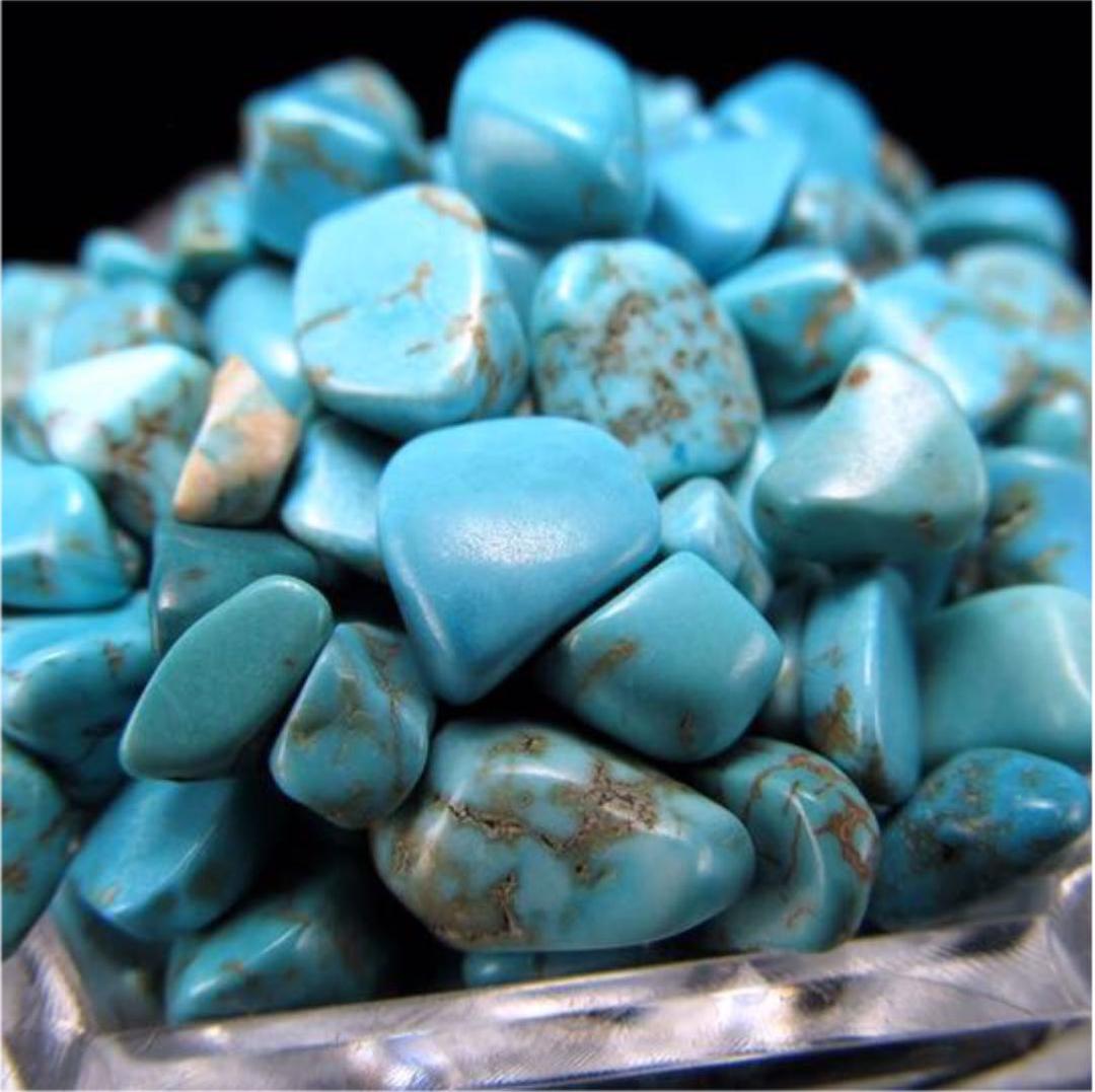 ★特選ご奉仕★友情の石♢人生の守護石【天然染色ターコイズ『トルコ石』さざれ】❤️