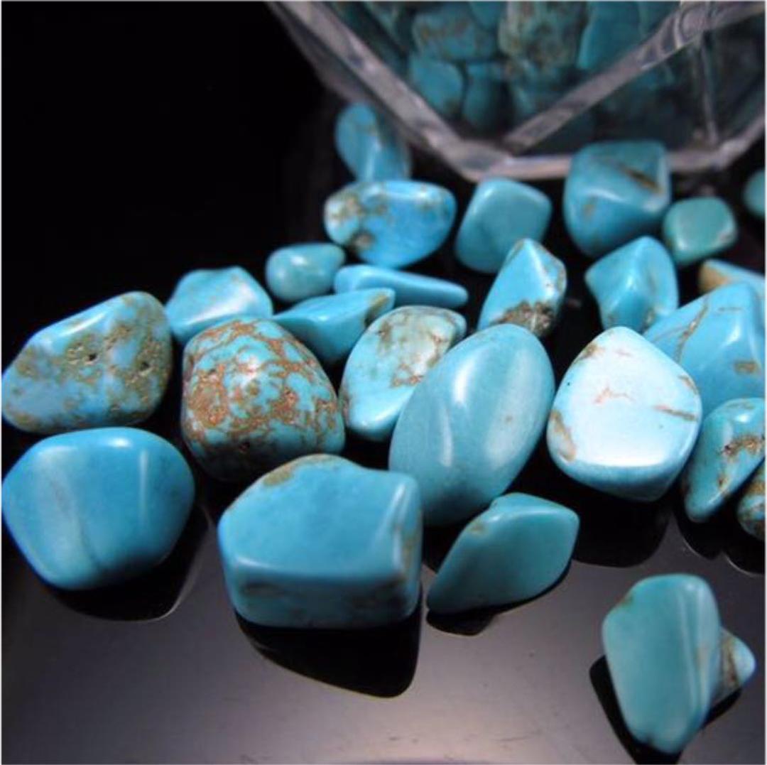 ★特選ご奉仕★友情の石♢人生の守護石【天然染色ターコイズ『トルコ石』さざれ】❤️
