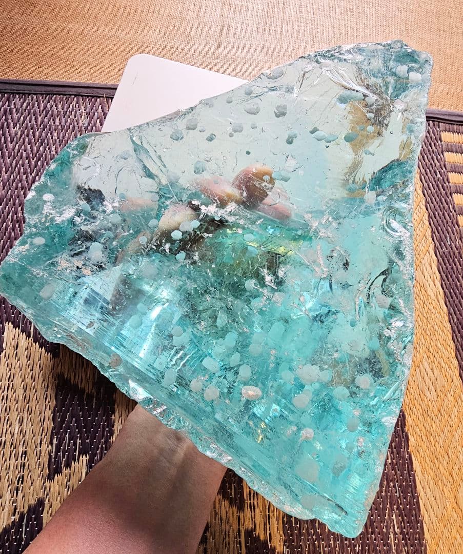 超巨大‼️4.4kg‼️クリストバライト入りネリーランド産 アンダラクリスタル