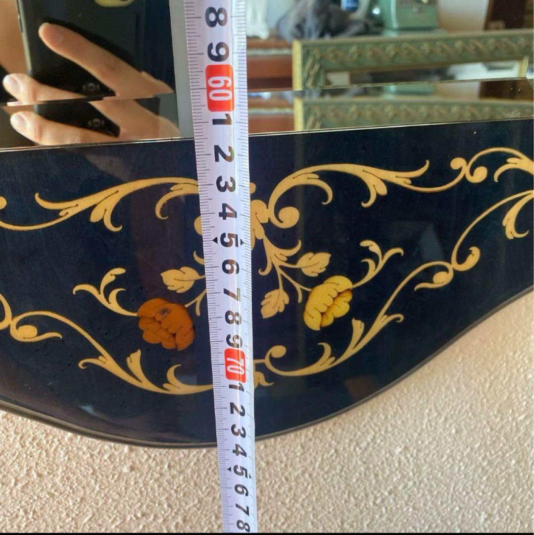 イタリア象嵌面取り鏡