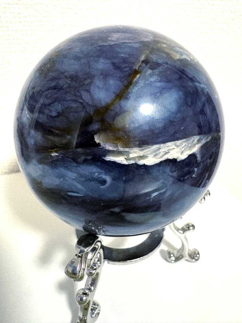 カイヤナイト スフィア 天然石 大玉 丸玉 81.7mm