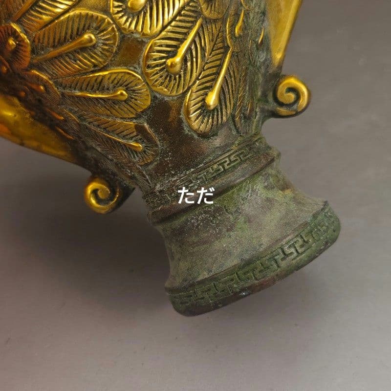 銅器 孔雀尊 リビング 玄関 博古架 装飾品 現代工芸品 置物 - 工芸品