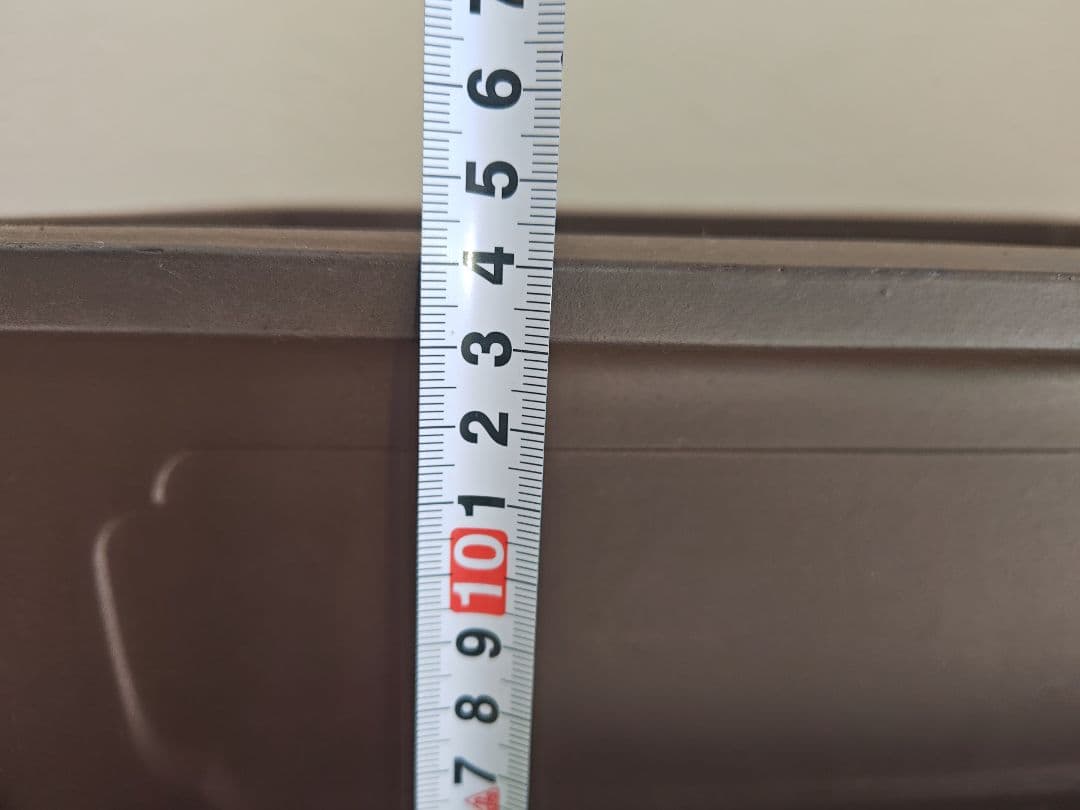 ブラウン長方形盆栽鉢 陶器製 約47cm×36cm×14.5cm　大型