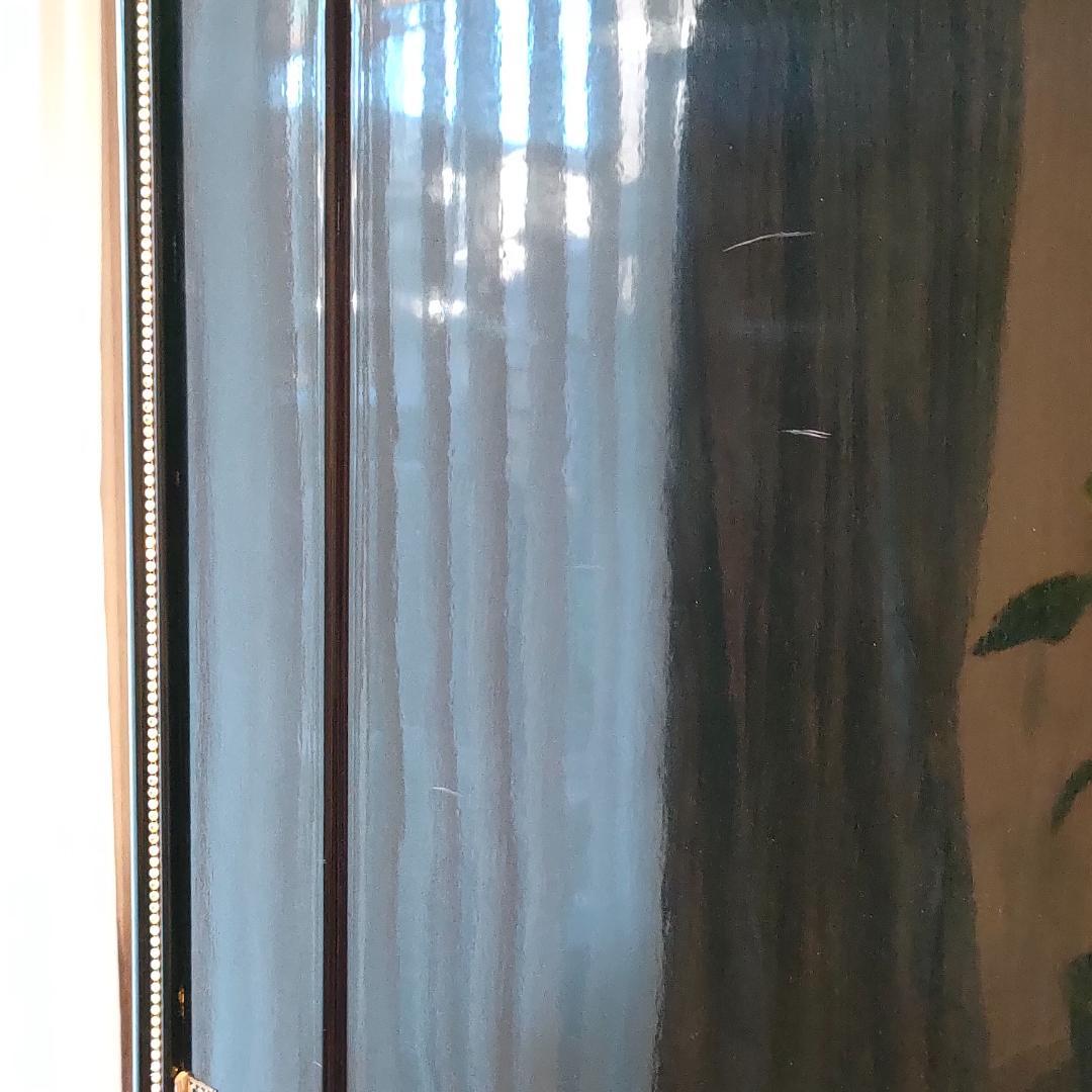 〈希少〉フランスミラー　キャビネット　箪笥　着物箪笥　房飾り　観音開き