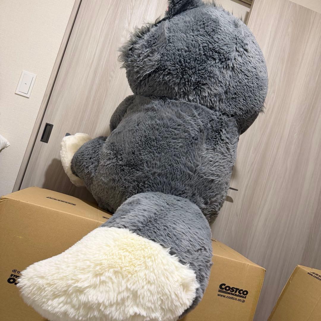 コストコ ルシファー 特大ぬいぐるみ ブランケット付き 新品 圧縮なし