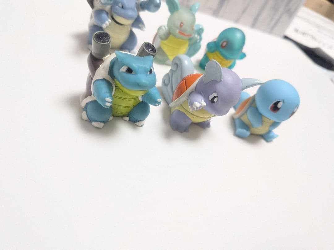 ポケモンキッズ ゼニガメ カメール カメックス ポケモン指人形 クリア