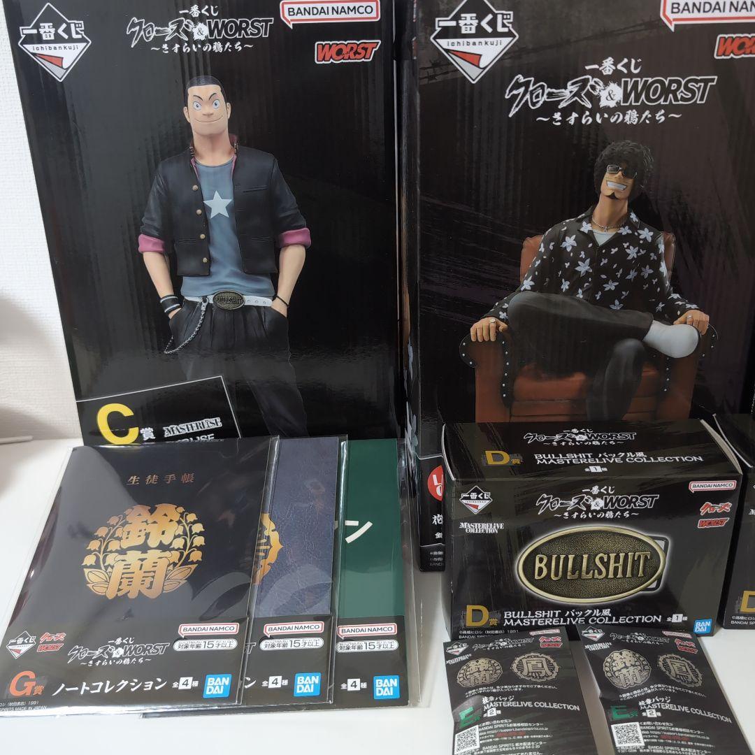 一番くじ クローズ ワースト フィギュアセット - メルカリ