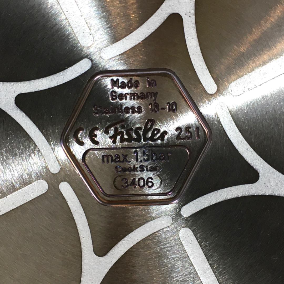 ○Fissler フェスラー 圧力鍋 ミニロイヤル 2.5L IH対応