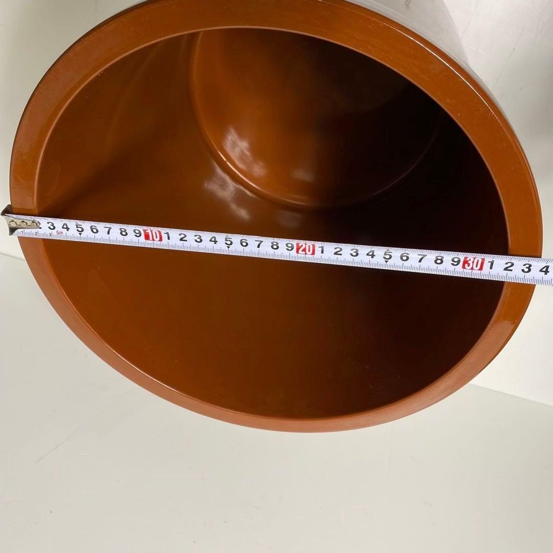 【超稀少品・未使用品】　常滑焼 久松窯 切立 蓋付き 10号　漬物桶　梅干し壺