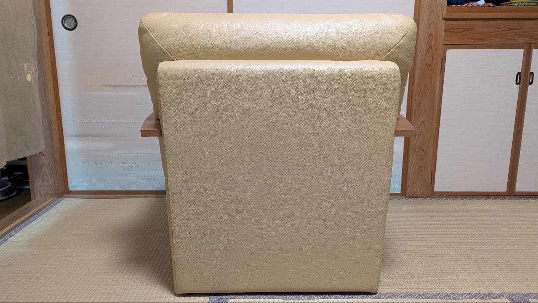 1人掛けソファ　レザー