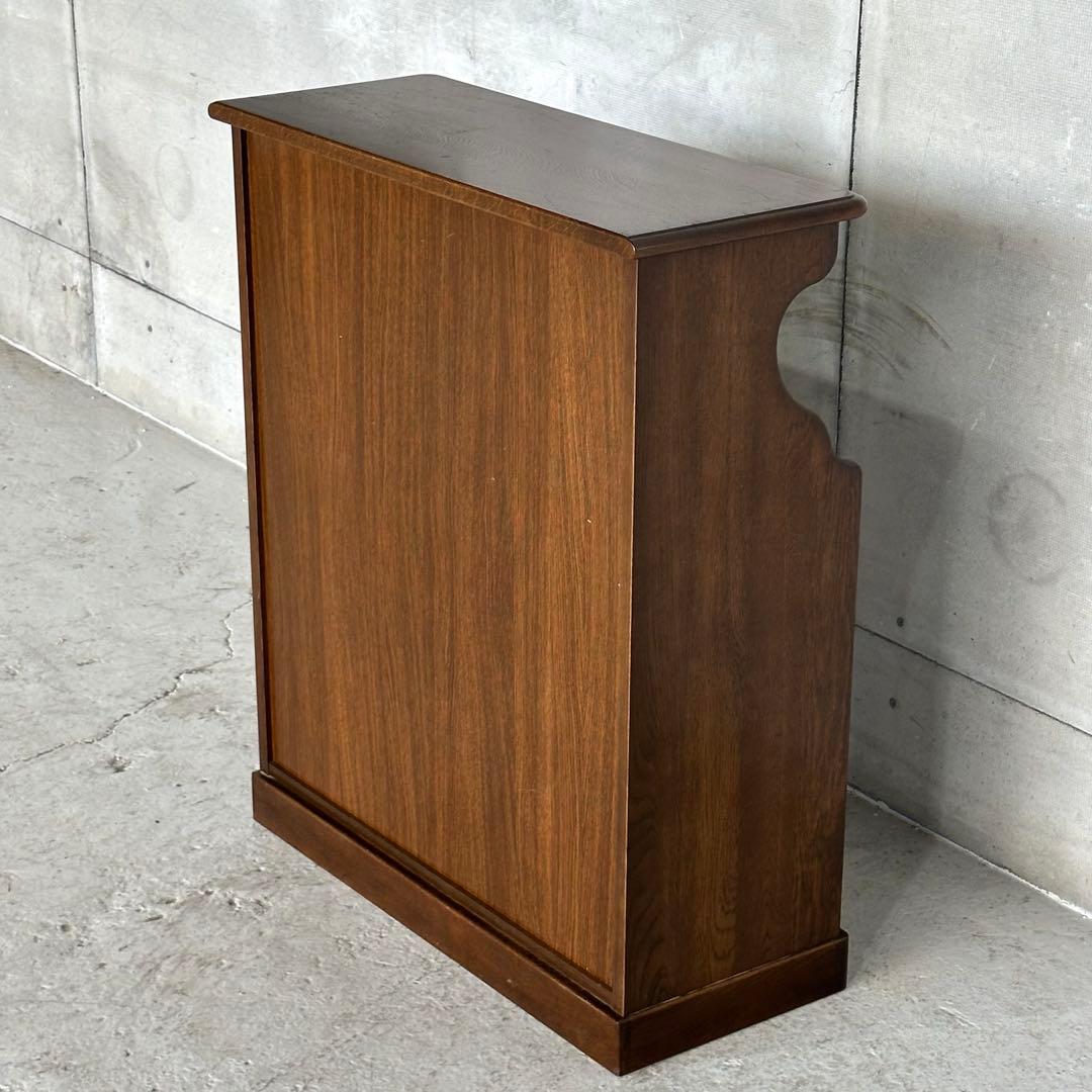 カリモク コロニアル 電話台 FAX台 引き出し2杯 観音扉付き収納ヨークタウン