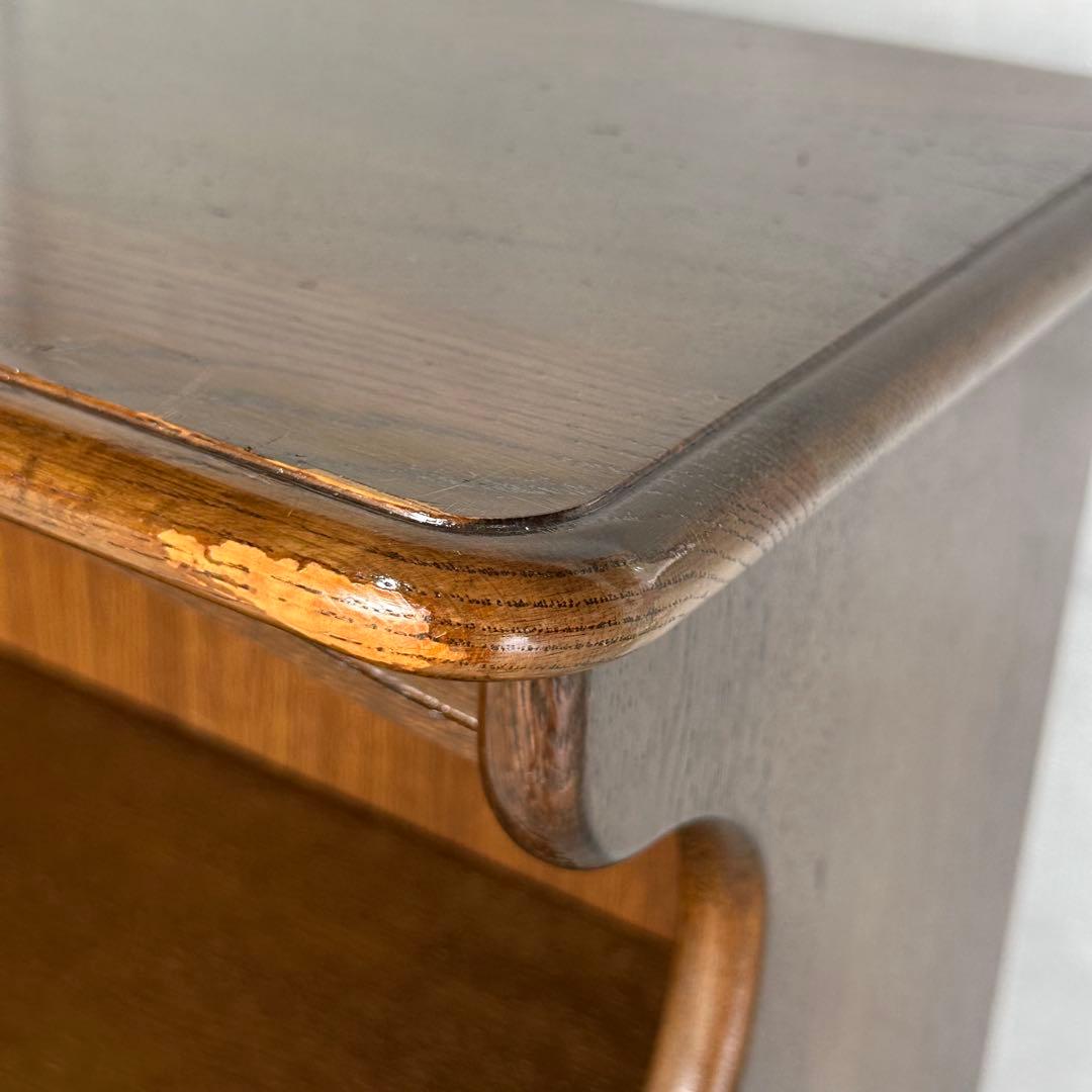 カリモク コロニアル 電話台 FAX台 引き出し2杯 観音扉付き収納ヨークタウン