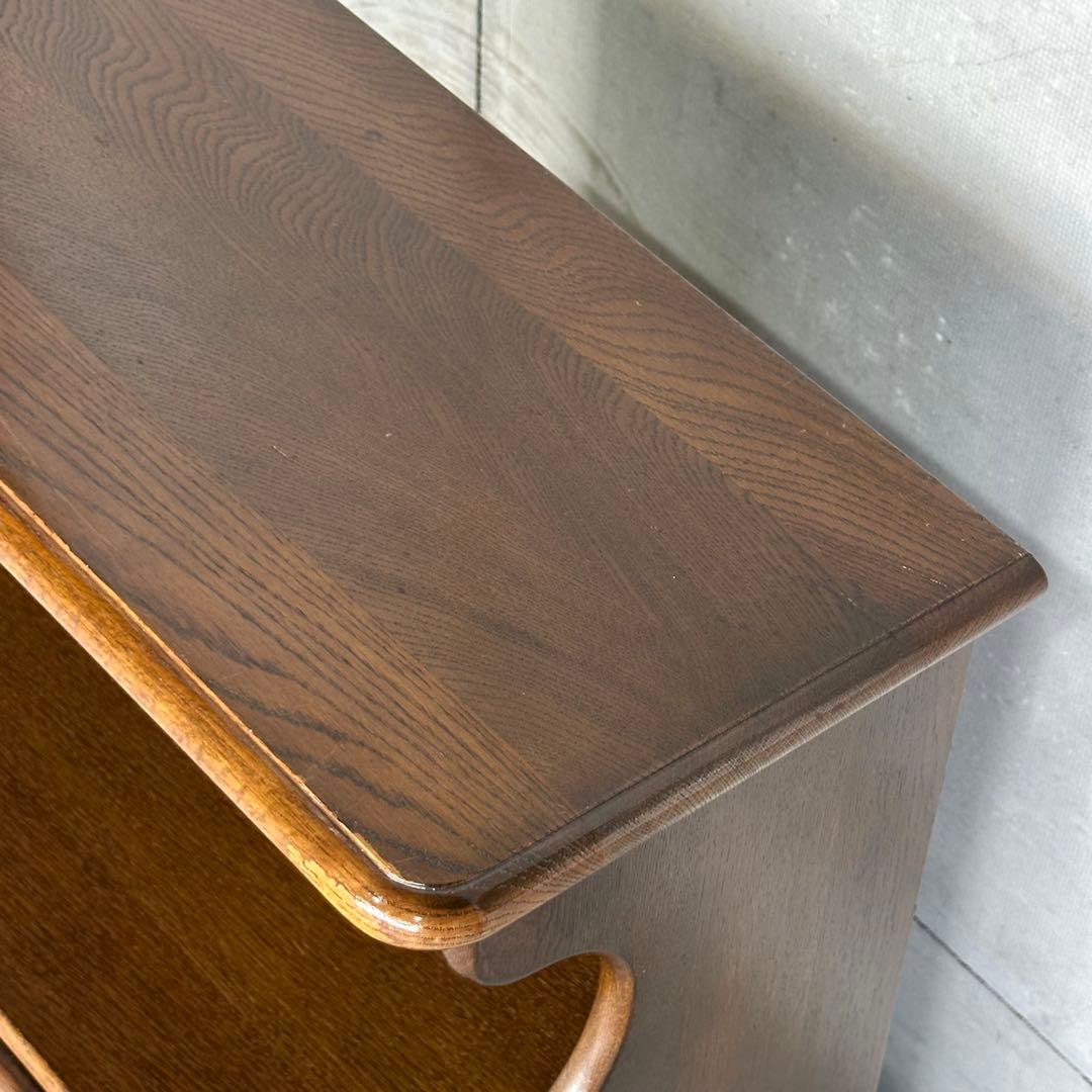 カリモク コロニアル 電話台 FAX台 引き出し2杯 観音扉付き収納ヨークタウン