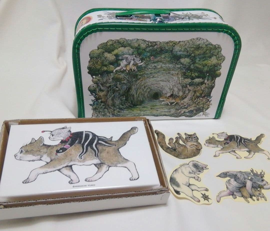 ヒグチユウコ ボリス雑貨店 複製画 IN ペーパートランクセット