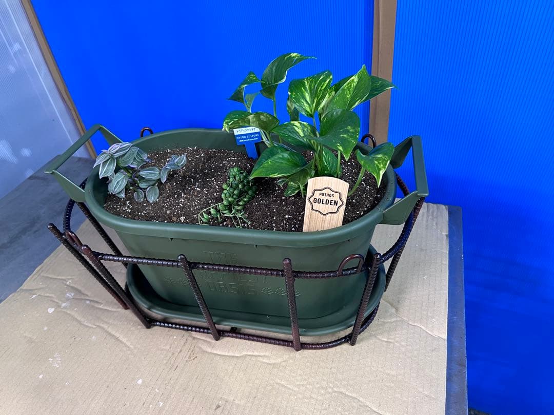 プランター用金属バスケット