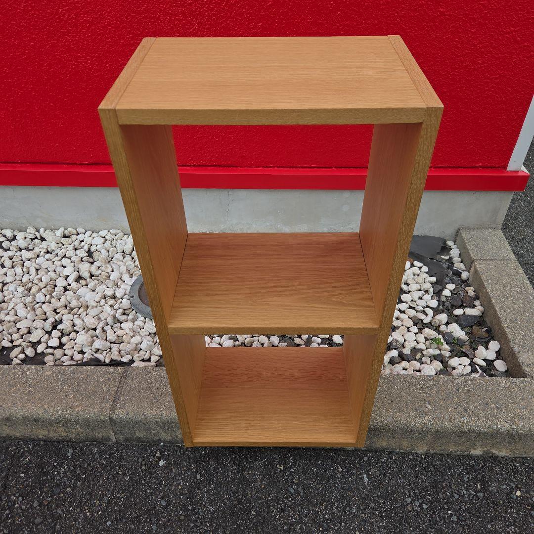 無印良品 スタッキングシェルフ・2段・オーク材
