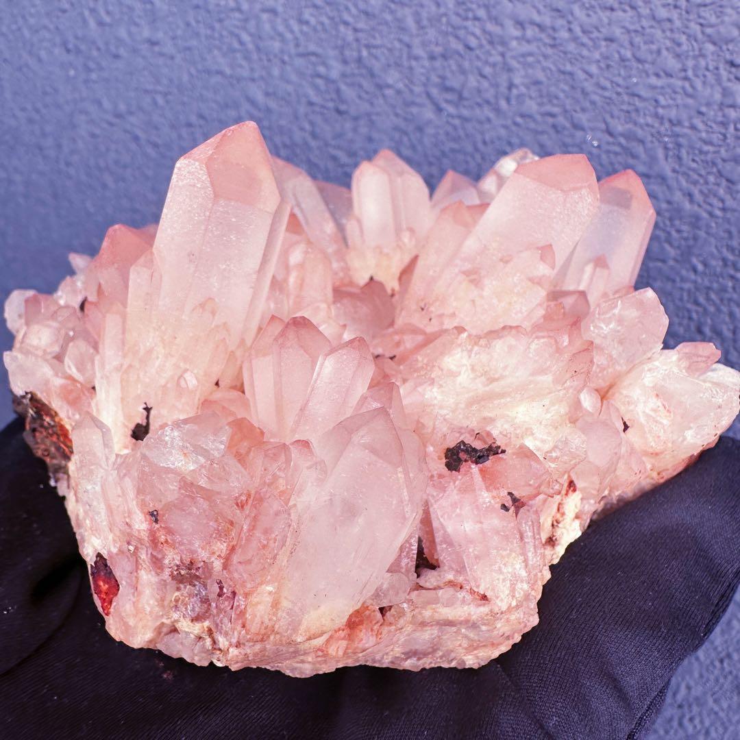 爆アレ❗️可愛いピンク♡超綺麗マダガスカル産パイナップルピンククラスターA1463