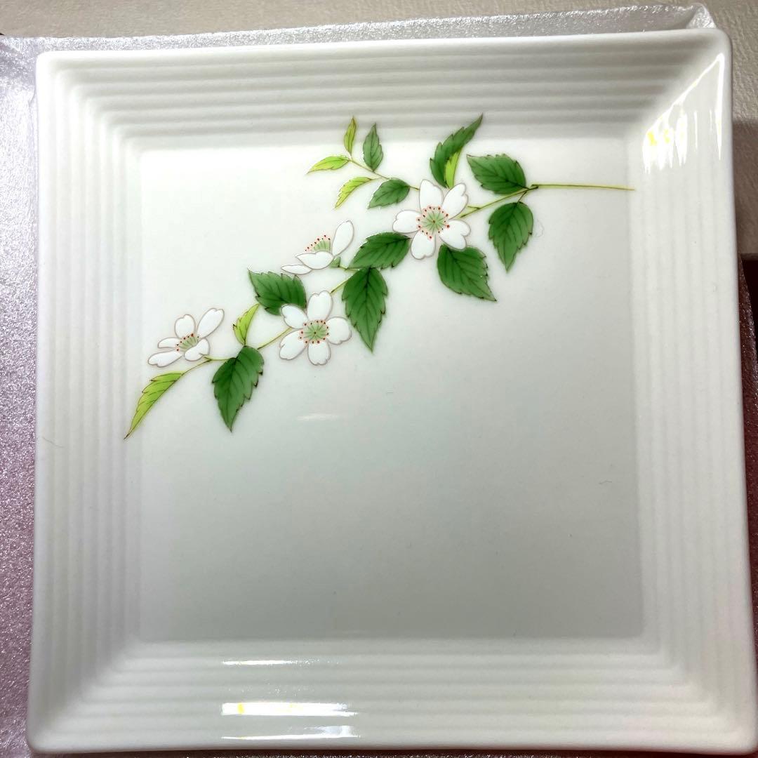 香蘭社 五草花 角皿揃 絵変わり角銘々皿 - メルカリ